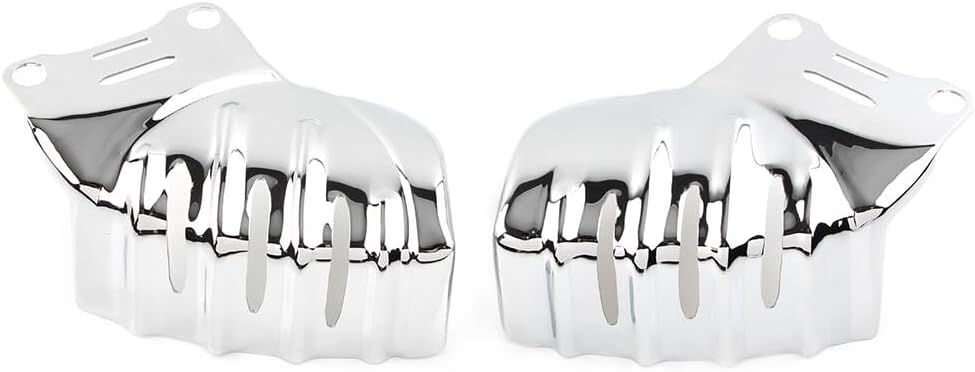 ya 10 9.16 zhengce Chrome Front Brake Caliper Screen Insert Covers for Harley Touring Road Gli