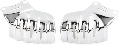 ya 10 9.16 zhengce Chrome Front Brake Caliper Screen Insert Covers for Harley Touring Road Gli