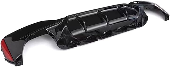 ya 2 8.15 for BMW G30 5 Series 2017-23 M Competition Style Gloss Blk Rear Bumper Diffuser