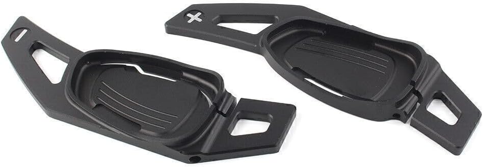ya 4 8.8.2 for Audi A5/S5/SA5 2016 Black 2X Steering Wheel Shift Paddle Shifter Trim Cover