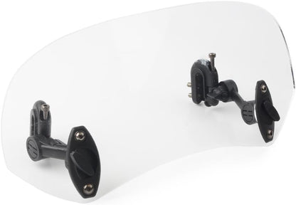 ya 2 8.15 Adjustable Windshield Clip On Extension Spoiler Wind Deflector For Motorcycle