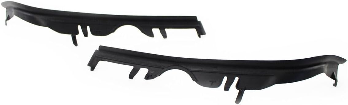 ya 7 8.24 baidi Pair front top headlights gasket black for BMW E39 525i 528i 1999-2003