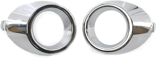 ya 4 8.10 1 Pair Chrome Fog Light Lamp F for Rame Surround Cover Trim for Ford Fiesta 2008-2012