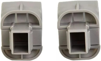 ya 11 9.14 baidi2 Pieces Gray Sun Visor Clip Fixing Hook LC62-69-261B-75 Suitable for Mazda 2 3 5 CX-7 CX-9-