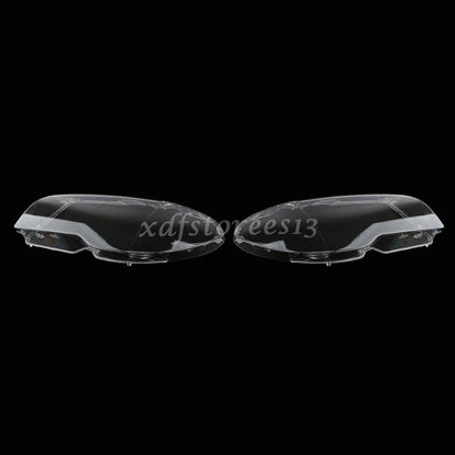 ya 9 10.24 Pair Headlight Headlamp Cover Lens For 2004-2006 for BMW E46 2DR Coupe 325ci 330ci