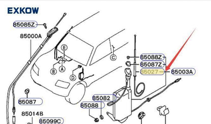 ya 6 8.24 baidi Antenna Rod fit for Mitsubishi MONTERO 3.5 3.8 V75 77W XLS LTD 2000-2006