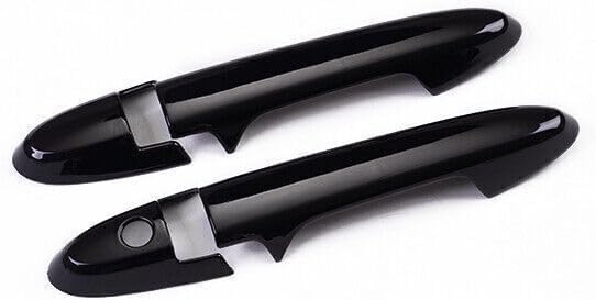 ya 2 8.15 Smooth Black Outside Door Handle Cover Trim for Honda HR-V Vezel 2016-2022