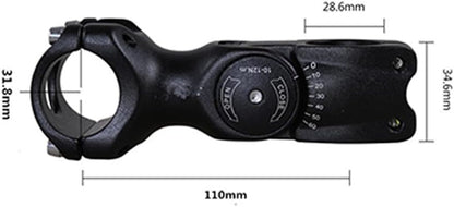 ya 13 9.15 baidi 31.8x110mm Adjustable Durable Bicycle Handlebar Stem Riser Fit For MTB Road Bike