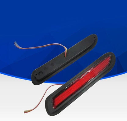 ya 4 8.10 12V red lens LED car rear bumper reflector taillight drive brake fog light 2PCS