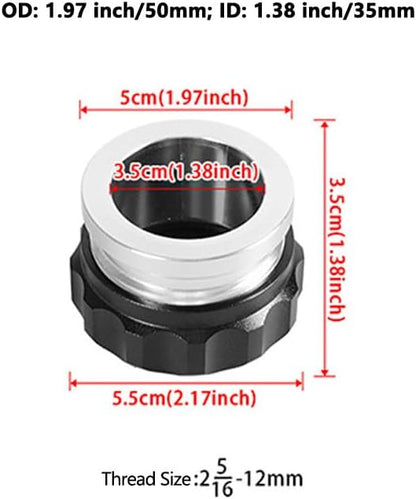 ya 5 8.10 ID 1.38 /35mm Aluminum Alloy Weld Billet On Filler Neck Cap Oil Fuel Water Tank