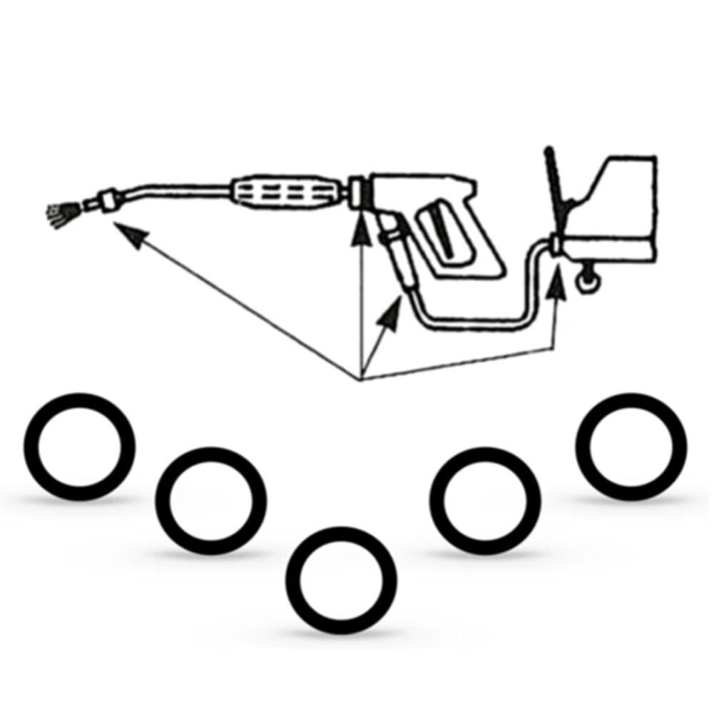 ya 26 10.21 baidi 10x for Pressure Washer Hose O-Ring O Ring Service Kit 28809900