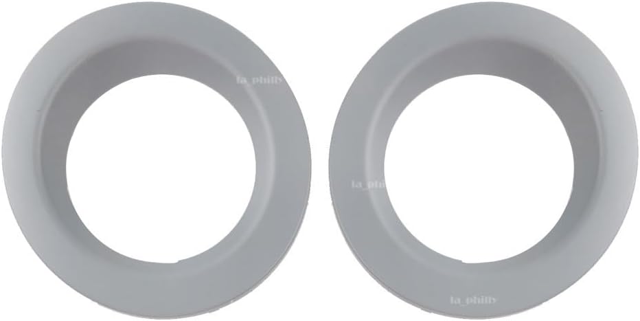 ya 9 10.24 Pair Primed Fog Lamp Light Bezel For 2002-2009 for Land Rover for Range Rover Left Right