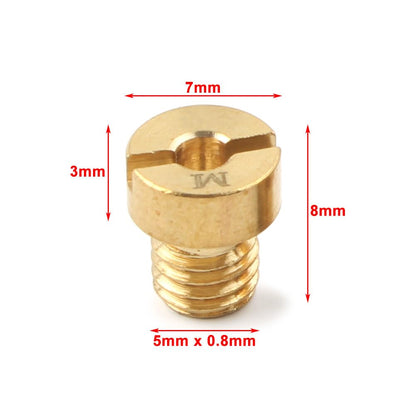 ya 7 8.24 baidi 90-110 M5 Main Jet for Dellorto Carburetor SHA SHB UA UB PHBG VHB-CS VHBT-CS