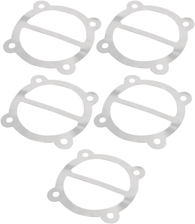 ya 4 8.8.2 5Pcs 85mm Dia Air Compressor Cylinder Head Gasket Silver Tone
