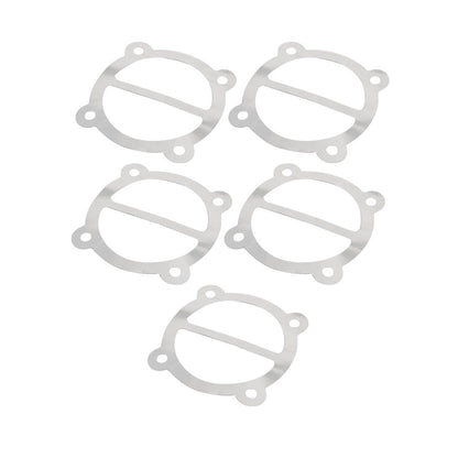 ya 13 9.15 baidi 5Pcs 85mm Dia Air Compressor Cylinder Head Gasket Silver Tone