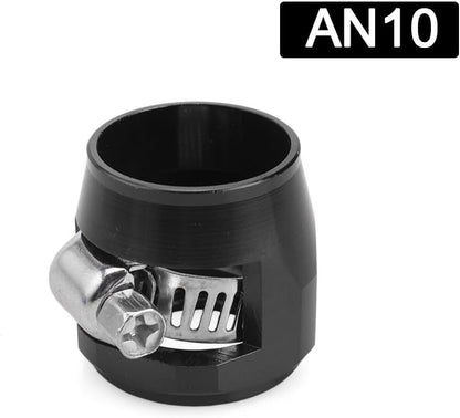 ya 4 8.8.2 2-pack AN10 hexagonal automotive hose polisher flexible rubber hose clamp for oil and fuel pipes