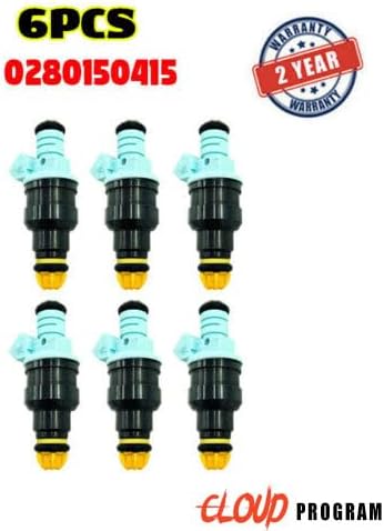 ya 12 10.8 baidi 6Pcs for BMW 323i 323is 325i 325is 525iT 2.5L M3 3.0L Fuel Injectors 0280150415