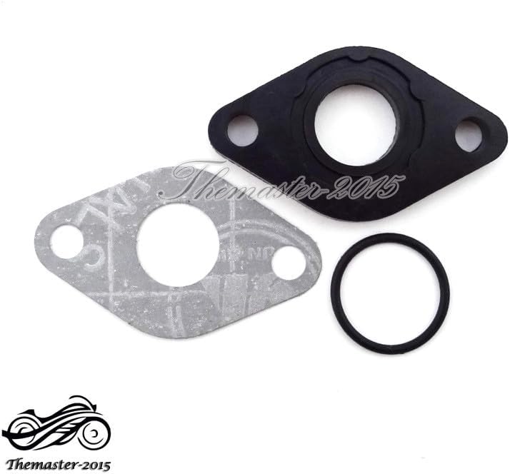 ya 2 8.24 baidi 17mm Carburetor Carb Intake Gasket For GY6 50cc Moped Scooter part Taotao Roketa