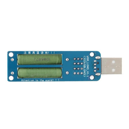 ya 16 10.20 baidi USB Electronic Load with Switch, 3A, 2A, 1A Resistance Tester with LED -