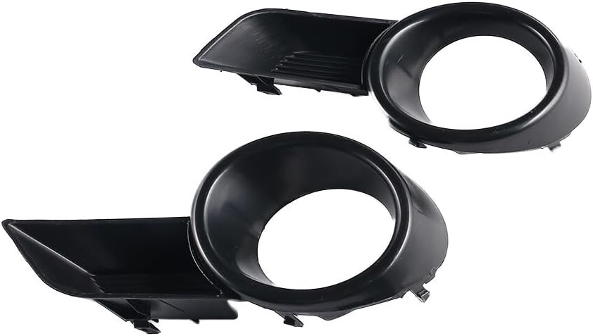 ya 9 10.24 1Pair Front Bumper Fog Light Lamp Cover Grille for Toyota Highlander 2008-2010