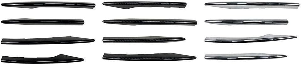 ya 4 8.14 4x Front Fog Light Decorative Trim Fit for Mercedes-Benz E Class W213 E260 E300 E53