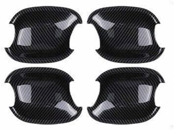 ya 5 8.10 for Audi A4 A5 2017-21 Carbon Fiber Outside Door Bowl Cup Molding Cover Trim 4P
