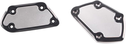 ya 6 8.14 Front Brake Clutch Fulid Reservoir Caps Fit for BMW R1200GS Adventure 2013-17 Silver