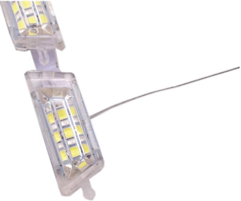 ya 4 8.8 2 Pack LED Daytime Running Bar Light Crystal Traffic Turn Signal Car Daytime Fog Light 