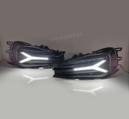 ya 9 10.24 Led Bumper Daytime Running Lights & Turn Lights for VW for JETTA 2023-2024