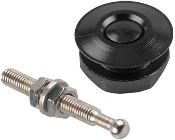 ya 11 9.14 zhengce 1-Piece Aluminum Alloy Latch Button Cover pin Lock car Quick Release Bumper