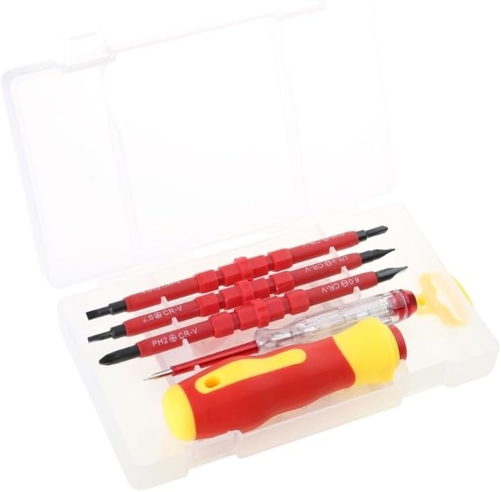 ya 26 10.21 baidi 5Piece Insulated Screwdriver with Functio lity for Electrical Work