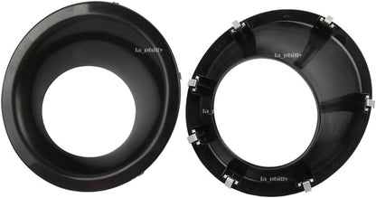 ya 9 10.24 L+R Front Fog Light Bezel Cover for Land Rover LR4 2010-2014