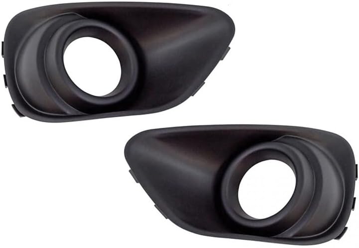ya 10 9.16 zhengce 1Pair Left+Right Fog Light Trim Fog Lamp Bezel Cover for Jeep Compass 2011-