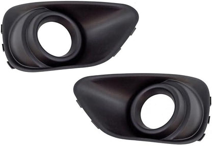 ya 10 9.16 zhengce 1Pair Left+Right Fog Light Trim Fog Lamp Bezel Cover for Jeep Compass 2011-