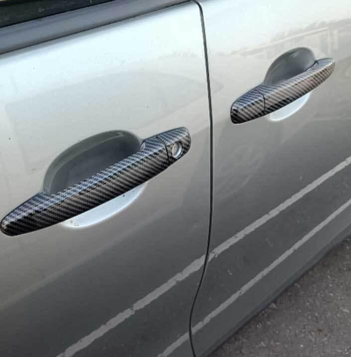 ya 2 8.15 for Lexus RX330/RX350/GX470 2003-2009 Carbon Fiber Side Door Handle Cover Trim 