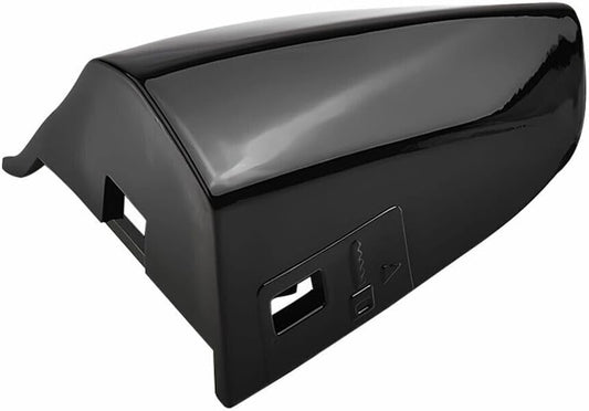 ya 2 8.15 for 2015-2021 Mustang Ox for Ford Black Driver Door Handle Key Cover Bezel 