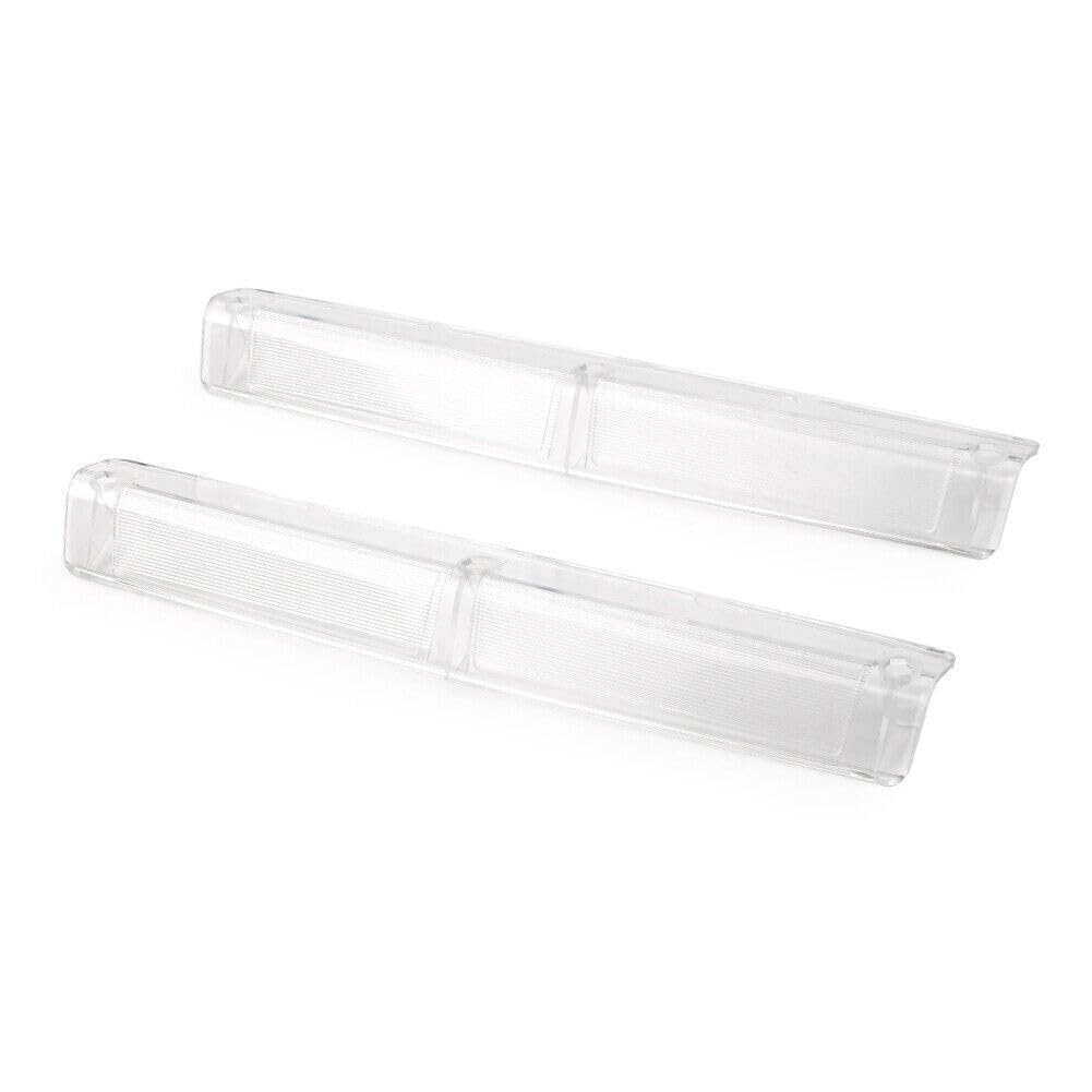 ya 9 10.24 2X Side Light Clear Lens Covers Fit Harley Touring FLHTC Tour Pack Pak Trun