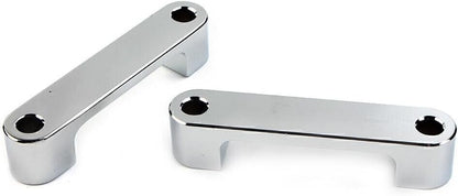 ya 4 8.10 Silver Wrap Front Fender Brackets Spacers 30 Inch Fit for Harley Touring 1996-2013