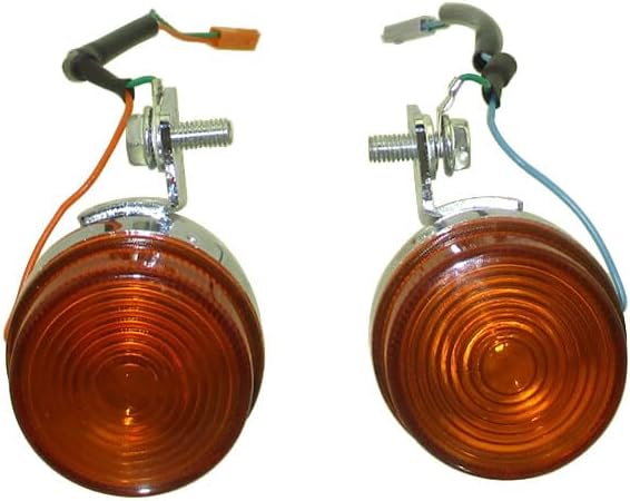 ya 13 9.15 baidi Chrome Steel Turn Signals Indicators for Honda Z50 Monkey Gorilla