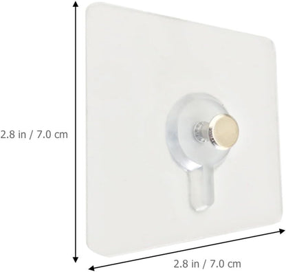 ya 26 10.21 baidi 10 Pcs No Trace Nail Non-Trace Picture Hanger Photo Hanging Kit Traceless Hooks-2
