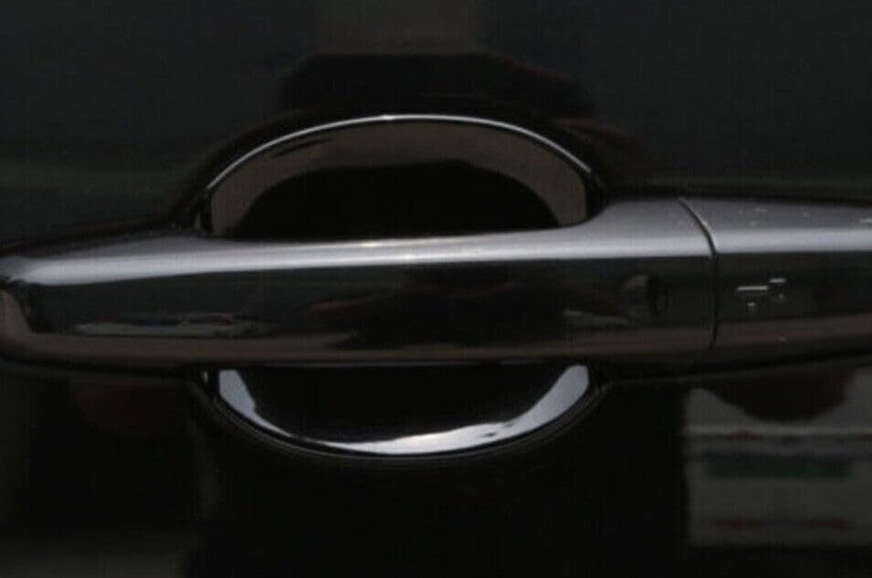 ya 5 8.10 for Land Rover Discovery 5 2017-25 Black Look Exterior Side Door Bowl Cover Trim