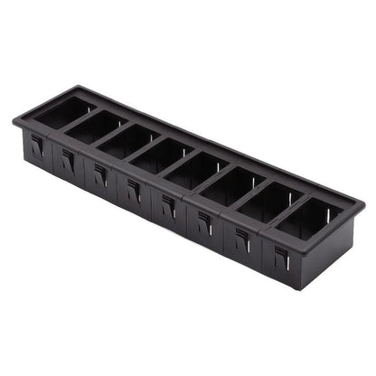 ya 23 10.7 baidi 8 Pack Rocker Switch Panel Switch Holder Housing Kit Rocker Switch Holder