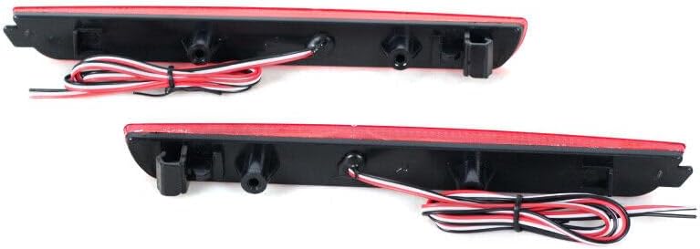 ya 2 8.15 2 fog lights with 24 LED rear reflector running car headlights suitable for Mazda 3 from 2004 to 2009