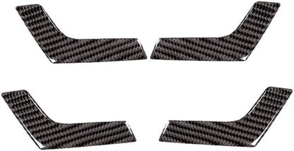 ya 9 10.24 4*Carbon Fiber Inner Door Handle Covers for Mercedes-Benz C-Class W204 05-1