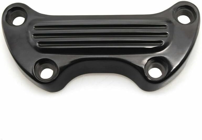 ya 13 9.15 baidi for Harley Sportster Softail Dyna Black 1 Handlebar Riser Top Clamp Cover CNC