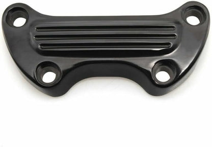 ya 13 9.15 baidi for Harley Sportster Softail Dyna Black 1 Handlebar Riser Top Clamp Cover CNC