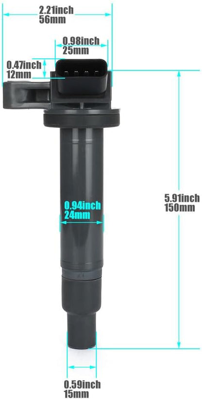 ya 4 8.10 Set of 8 Ignition Coil for Toyota Tundra 2001-2009 4.7L V8 Replaces 90919-02230