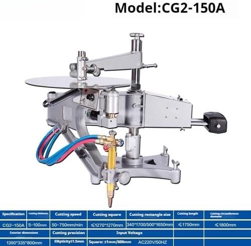 ya 28 10.13 baidi CG2-150 Cutting Round Square Flame Metal Imitation Ring Gas Cutting Machine-3