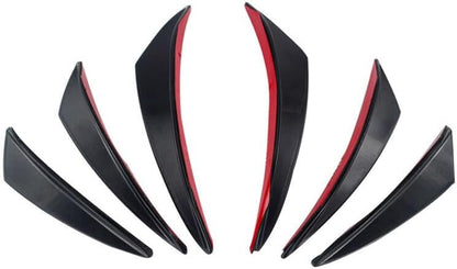 ya 2 8.15 Car Bumper Lip Diffuser Splitter Fins Body Spoiler Tuning Canar for DS Valence Chin