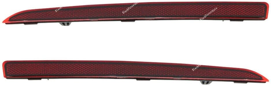 ya 27 10.13 baidi Pair Rear Reflector Red Right+Left Fit For 2013 2014 15 16 17 for Lincoln MKZ/Hybrid